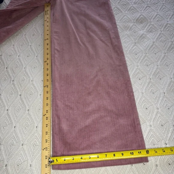 Boden Belgravia wide Leg Corduroy Pants In Blushing Rose Size 6 - Picture 13 of 16